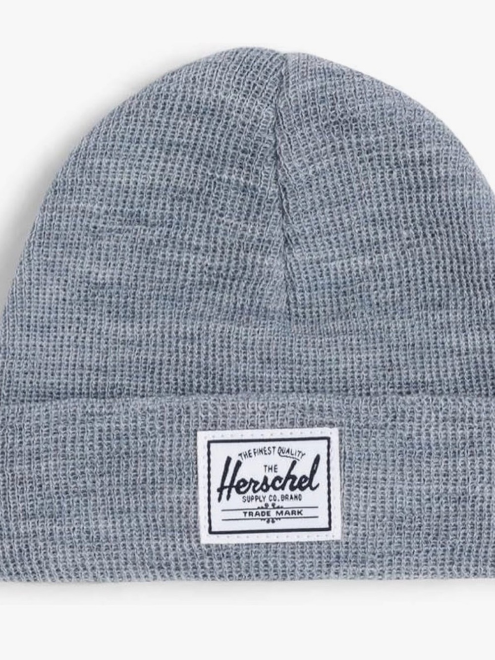 Herschel Classic Fold-Over Beanie in Gray